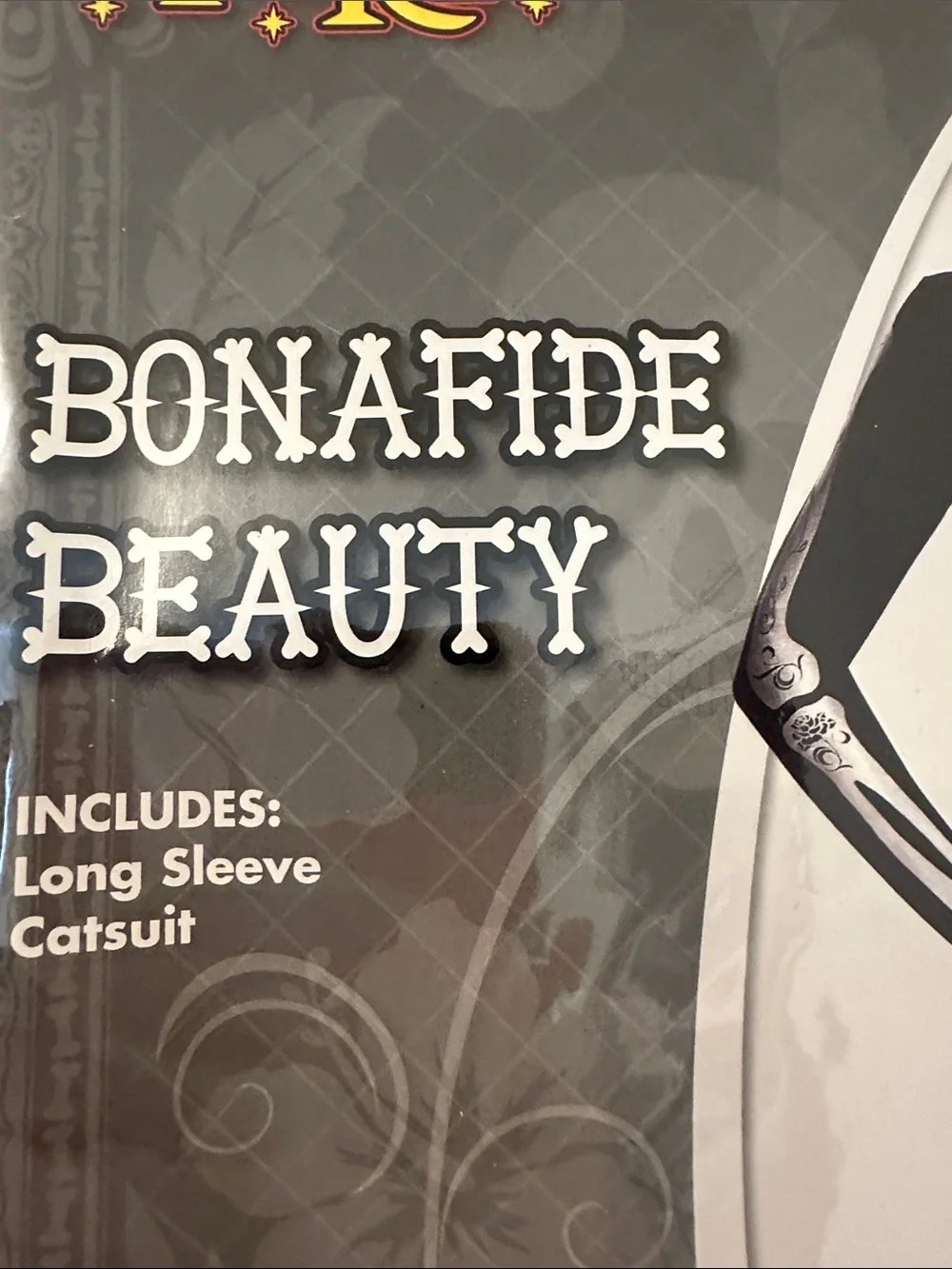 Spirit Bonafide Beauty Black and White Skeleton Jumpsuit - Adult